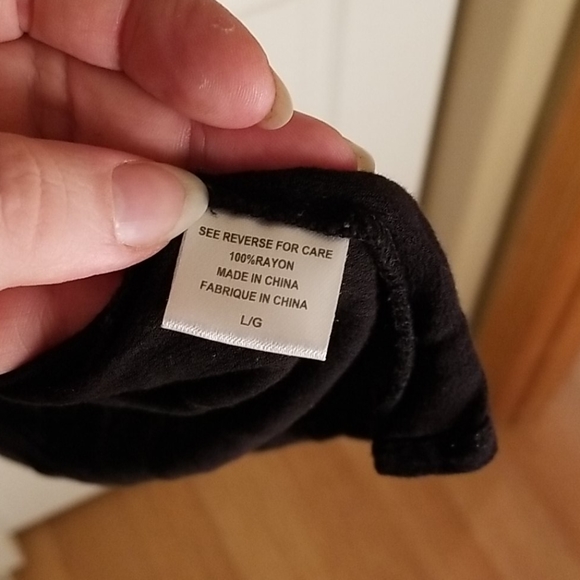 Bobeau Hi Lo Black Tunic With Bib Front - Picture 5 of 5